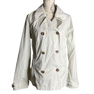 The North Face White Double-Breasted Jacket